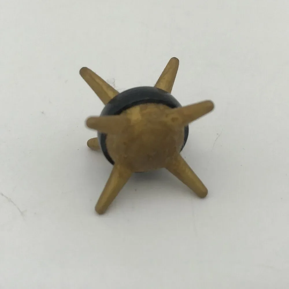 LEGO Bionicle - Thornax Fruit Spiked Ball with Black Band - Pearl Gold